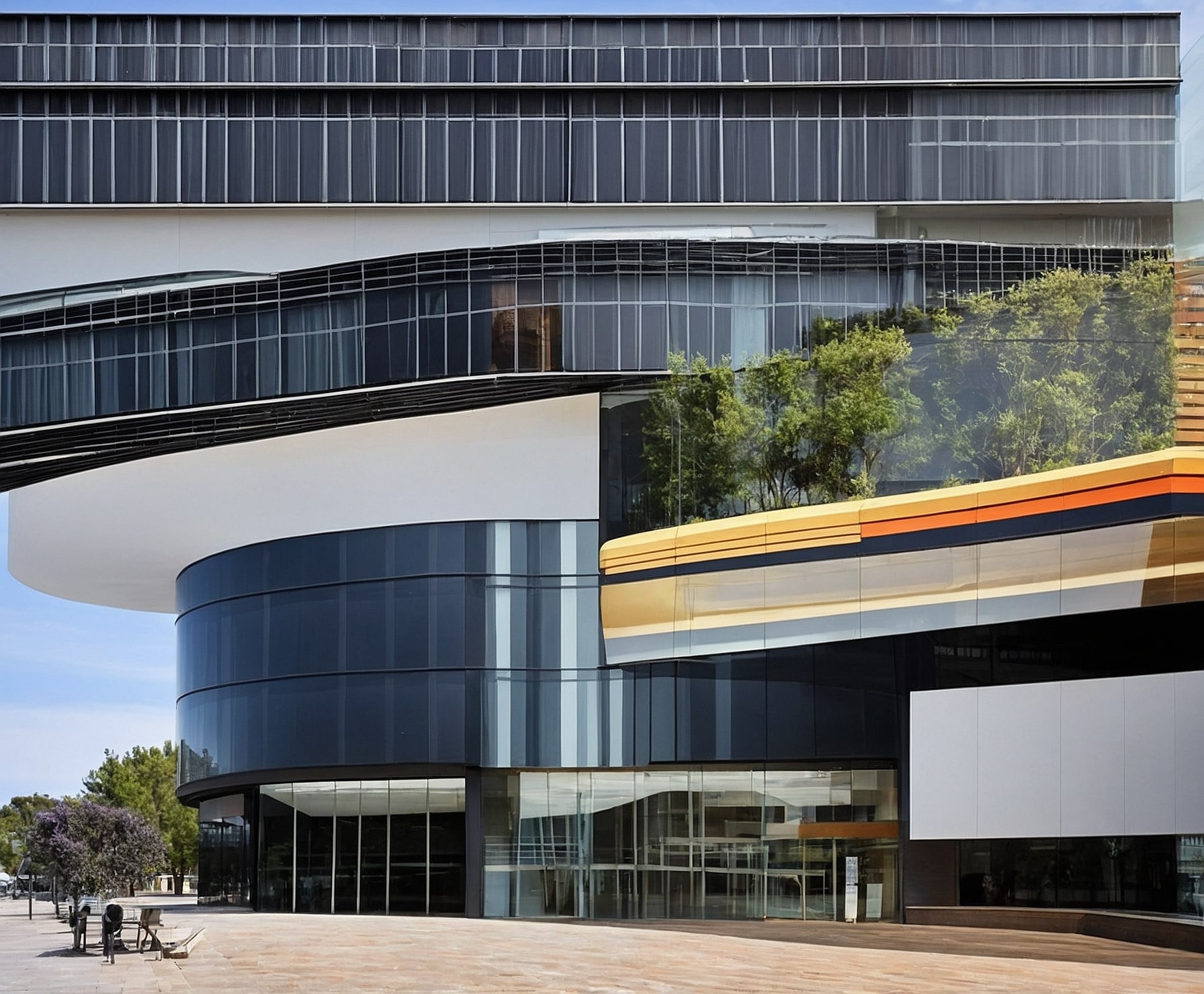 Edificio comercial ecoeficiente.